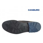 Ανδρικά Παπούτσια Canguro 162302 Μαύρα Casual Δερμάτινα Μποτάκια